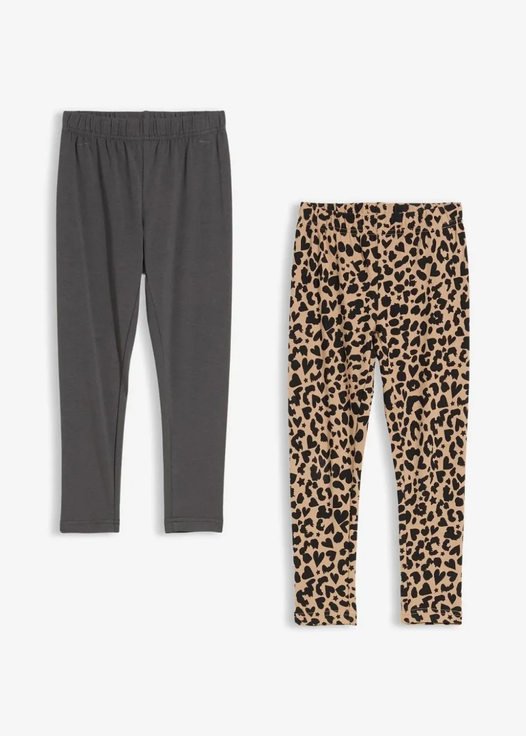 Kinder bonprix Mädchen 2-8 Jahre·Nachhaltigere Materialien|Mädchen 9-16 Jahre·Nachhaltigere Materialien|Leggings aus elastischem Bio-Baumwoll-Mix (2er Pack)