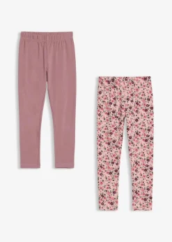 Kinder bonprix Mädchen 2-8 Jahre·Nachhaltigere Materialien|Mädchen 9-16 Jahre·Nachhaltigere Materialien|Leggings aus elastischem Bio-Baumwoll-Mix (2er Pack)