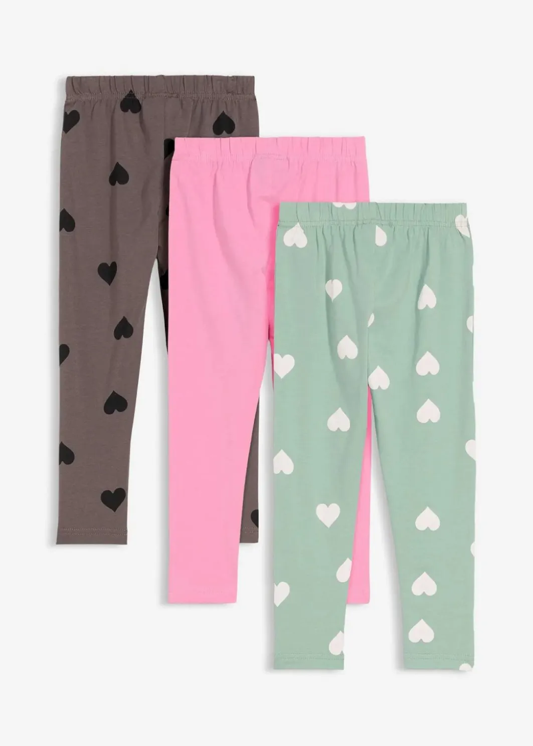 Discount Leggings aus elastischem Bio-Baumwoll-Mix (3er Pack) Kinder Mädchen 2-8 Jahre·Nachhaltigere Materialien|Mädchen 9-16 Jahre·Nachhaltigere Materialien