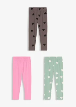 Discount Leggings aus elastischem Bio-Baumwoll-Mix (3er Pack) Kinder Mädchen 2-8 Jahre·Nachhaltigere Materialien|Mädchen 9-16 Jahre·Nachhaltigere Materialien