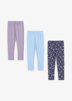 Kinder bonprix Mädchen 2-8 Jahre·Mehrfachpacks|Mädchen 2-8 Jahre·Jeans & Hosen|Leggings aus elastischem Baumwoll-Mix (3er Pack)
