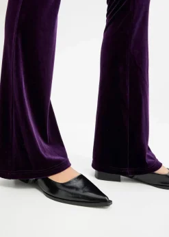 Clearance Leggings aus softem Samt Damen Hosen