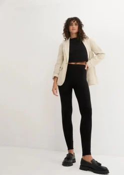 Damen bonprix Basics|Bekleidung·Kleider|Leggings (2er-Pack)