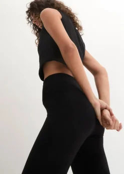 Damen bonprix Basics|Bekleidung·Kleider|Leggings (2er-Pack)