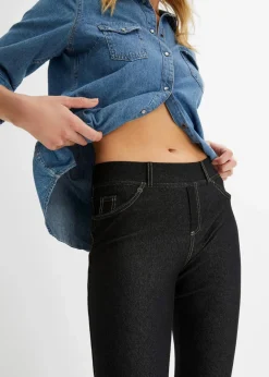 Sale Leggings in Jeansoptik Damen Bekleidung·Kleider|Hosen