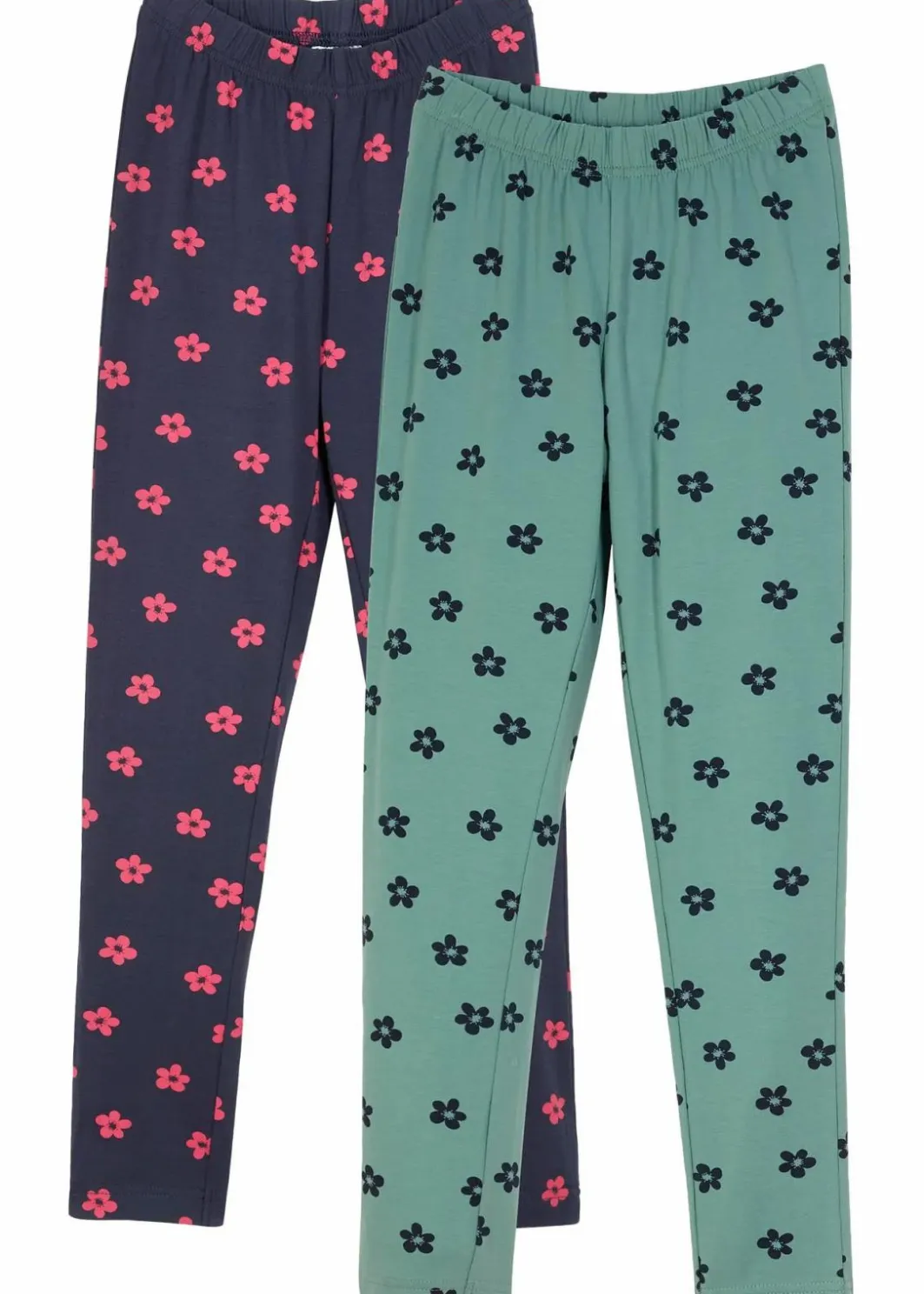 Kinder bonprix Mädchen 2-8 Jahre·Nachhaltigere Materialien|Mädchen 9-16 Jahre·Nachhaltigere Materialien|Leggings mit Bio Baumwolle (2er Pack)