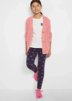 Kinder bonprix Mädchen 2-8 Jahre·Nachhaltigere Materialien|Mädchen 9-16 Jahre·Nachhaltigere Materialien|Leggings mit Bio Baumwolle (2er Pack)