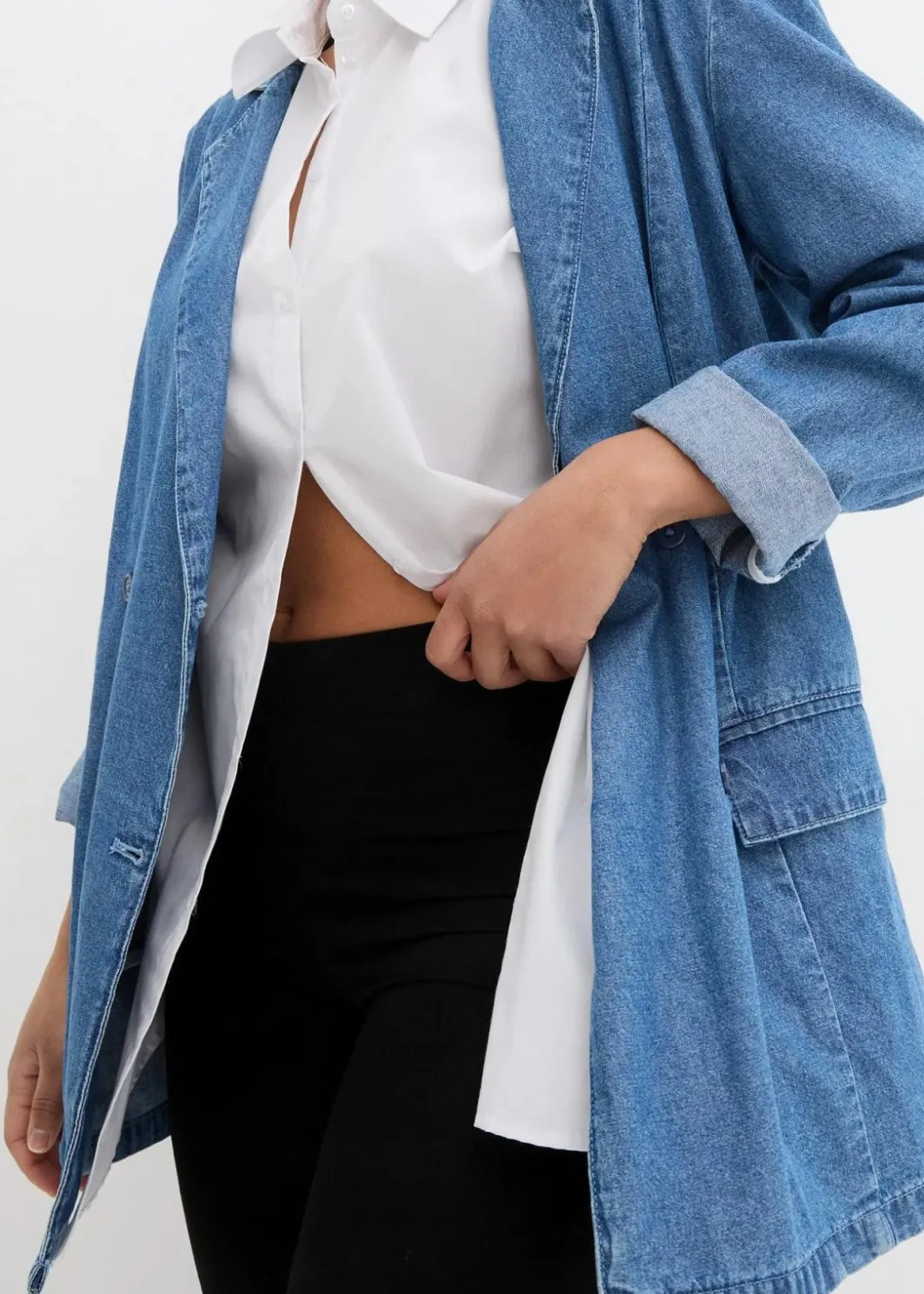 Damen bonprix Bekleidung·Kleider|Hosen|Leggings mit breitem Bequembund