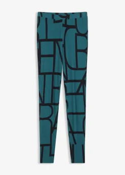 Damen bonprix Hosen|Bekleidung·Kleider|Leggings mit Druck