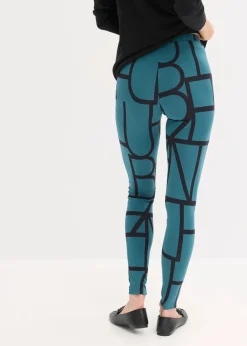 Damen bonprix Hosen|Bekleidung·Kleider|Leggings mit Druck