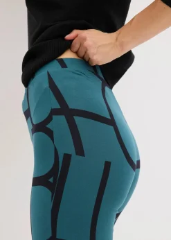 Damen bonprix Hosen|Bekleidung·Kleider|Leggings mit Druck