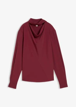 Damen bonprix Blusen & Tuniken|Bekleidung·Jacken & Mäntel|Leicht glänzendes Blusenshirt