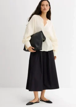 Best Leicht glänzendes Blusenshirt aus Viskose-Mix Damen Blusen & Tuniken|Bekleidung·Jacken & Mäntel