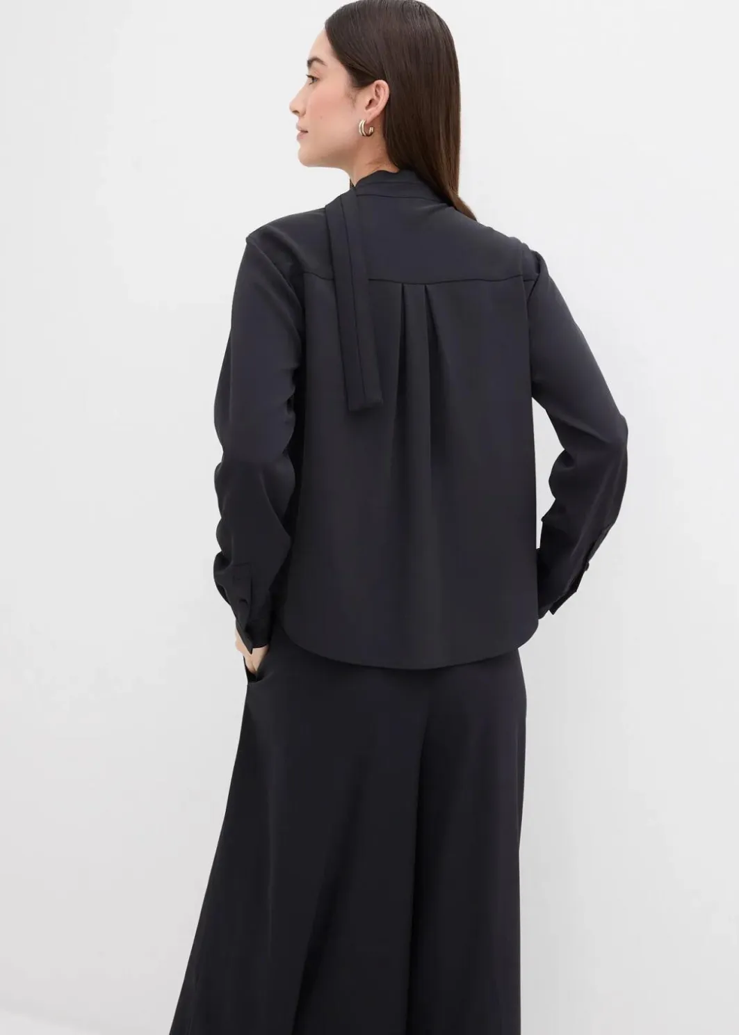 Best Leicht glänzendes Blusenshirt Damen Bekleidung·Jacken & Mäntel|Blusen & Tuniken