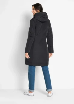 Damen bonprix Bekleidung·Hosen|Jacken & Mäntel|leicht wattierter Kurzmantel mit Kapuze