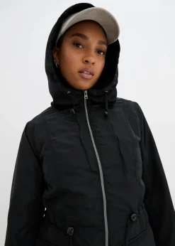 Hot Leicht wattierter Mantel mit Tunnelzug Damen Bekleidung·Hosen|Jacken & Mäntel
