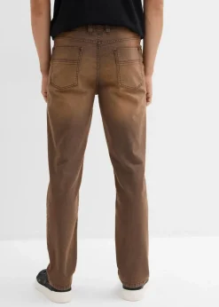 Online Leichte Classic Fit Stretch-Jeans mit Komfortbund und Vintage Waschung Herren Große Größen|Jeans