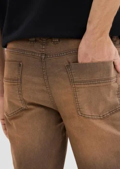 Online Leichte Classic Fit Stretch-Jeans mit Komfortbund und Vintage Waschung Herren Große Größen|Jeans