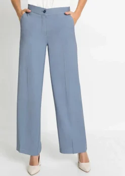 Damen bonprix Hosen|Bekleidung·Kleider|Leichte Marlenehose mit Viskose