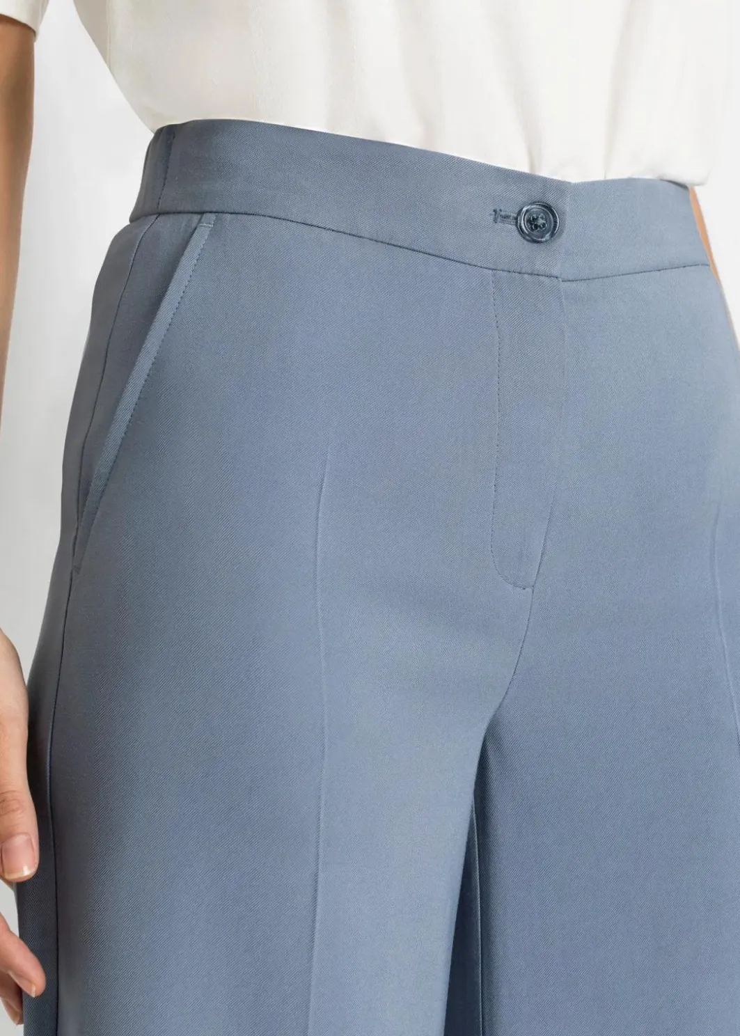 Damen bonprix Hosen|Bekleidung·Kleider|Leichte Marlenehose mit Viskose