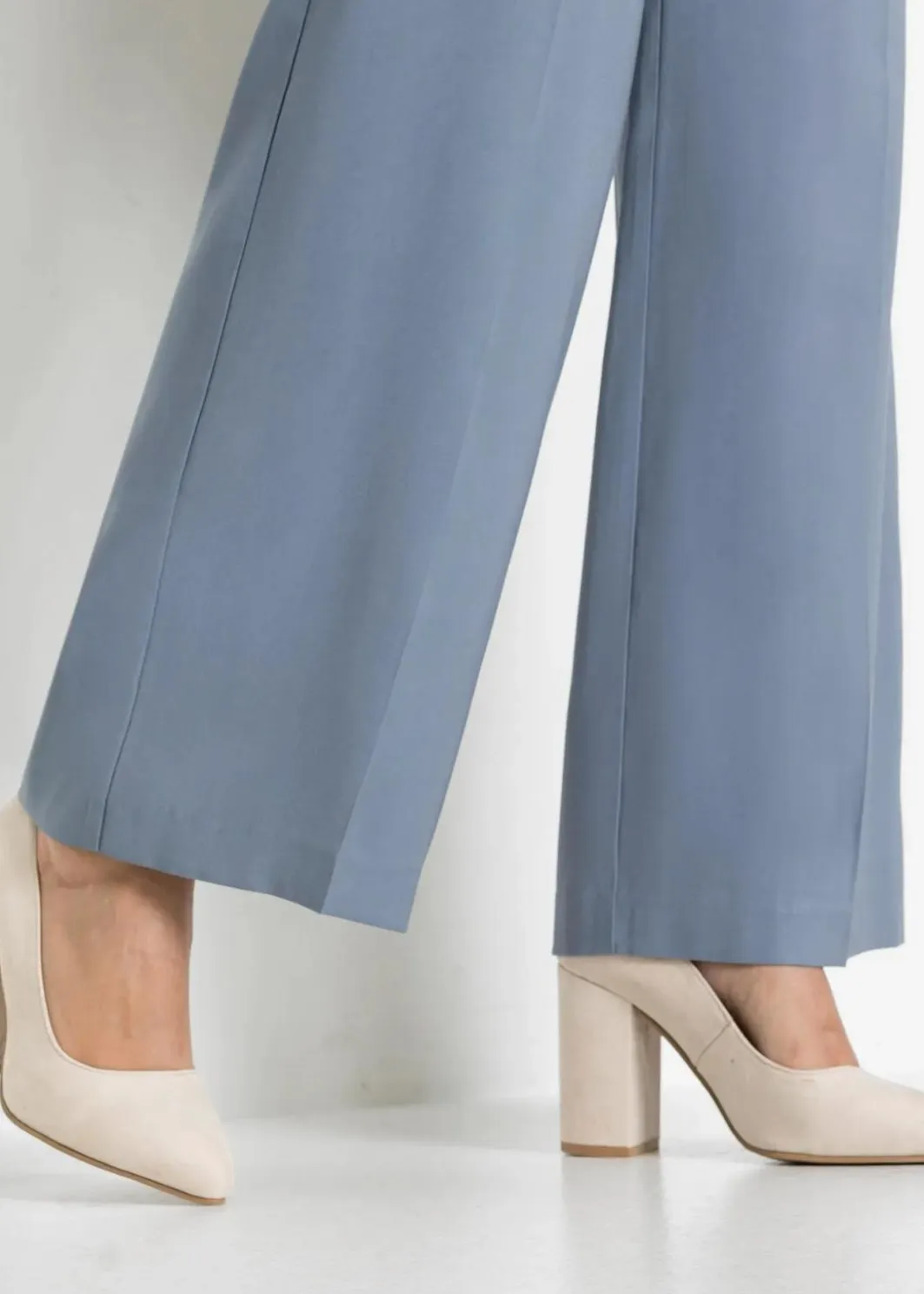 Damen bonprix Hosen|Bekleidung·Kleider|Leichte Marlenehose mit Viskose