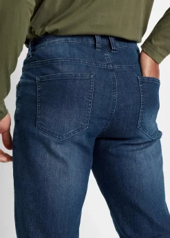 Outlet Leichte Slim-Fit-Jeans, Straight Herren Große Größen|Jeans