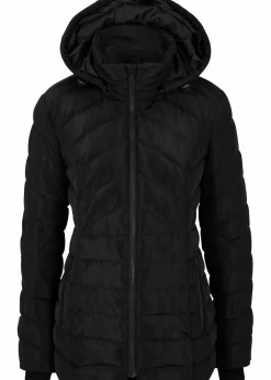 Damen bonprix Bekleidung·Hosen|Jacken & Mäntel|Leichte Steppjacke mit abnehmbarer Kapuze