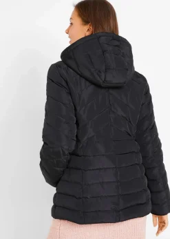 Damen bonprix Bekleidung·Hosen|Jacken & Mäntel|Leichte Steppjacke mit abnehmbarer Kapuze