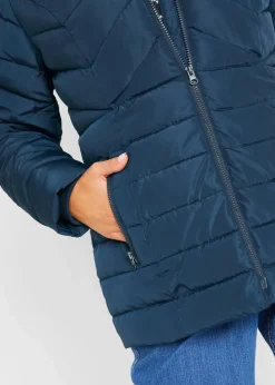 Damen bonprix Jacken & Mäntel|Bekleidung·Hosen|Leichte Steppjacke mit abnehmbarer Kapuze