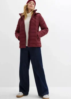 Damen bonprix Jacken & Mäntel|Bekleidung·Hosen|Leichte Steppjacke mit abnehmbarer Kapuze