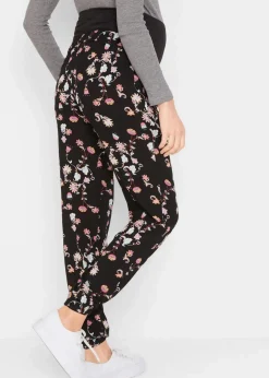 Damen bonprix Umstandsmode|Leichte Umstandshose aus Viskose, Loose Fit