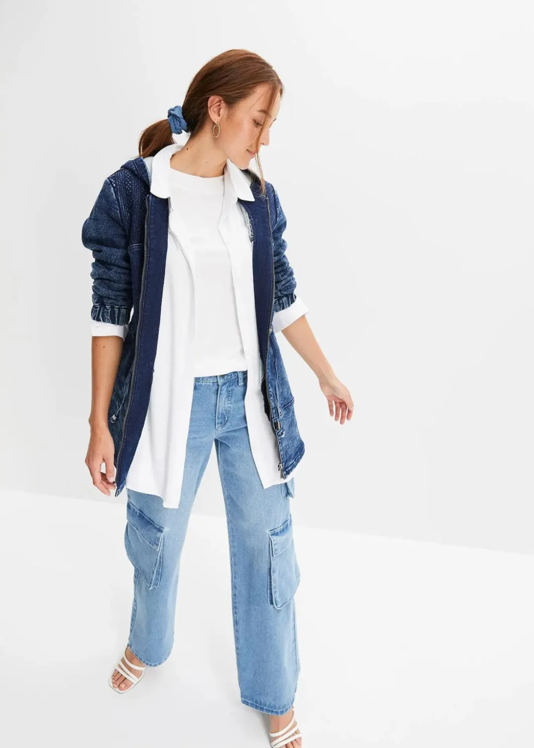 Sale leichter Jeansparka Damen Jacken & Mäntel