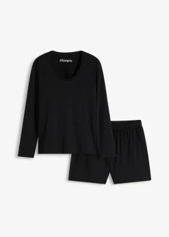 Clearance Leichter Loungewear Shorty aus weichem Material Damen Homewear|Nachtwäsche