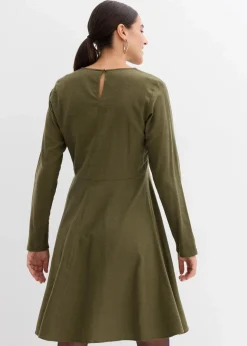Outlet Leichtes Flanellkleid aus reiner Baumwolle Damen Bekleidung·Pullover & Strickjacken|Kleider