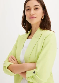 Outlet Leinen Blazer Damen Blazer|Bekleidung·Basics
