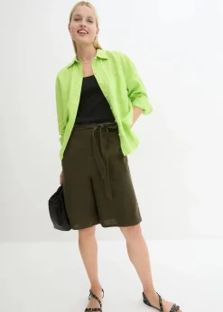 Best Leinen-Bermuda Damen Bekleidung·Outdoorbekleidung|Bekleidung·Kleider
