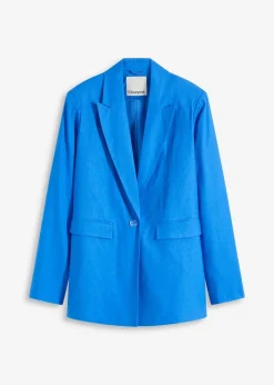 Damen bonprix Blazer|Leinen-Blazer