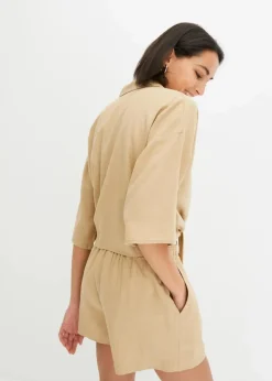 Sale Leinen-Bluse Damen Bekleidung·Jacken & Mäntel|Blusen & Tuniken