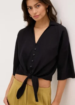 Online Leinen-Bluse Damen Nachhaltigere Materialien|Blusen & Tuniken