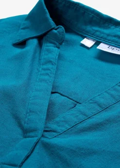 Best Leinen-Bluse, 3/4-Arm Damen Blusen & Tuniken|Bekleidung·Jacken & Mäntel
