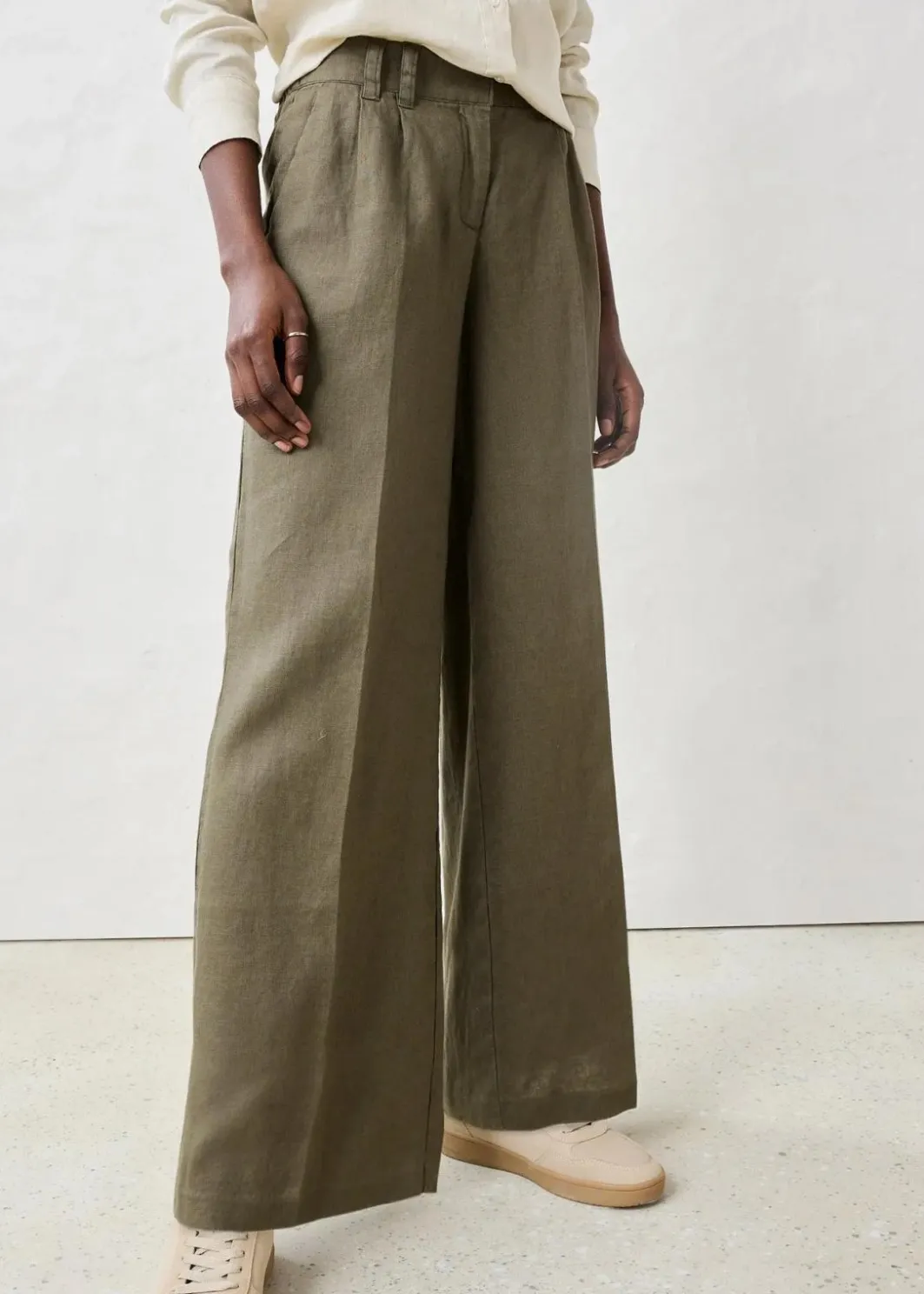 Damen bonprix Nachhaltigere Materialien|Hosen|Leinenhose