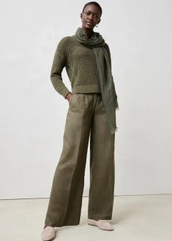 Damen bonprix Nachhaltigere Materialien|Hosen|Leinenhose