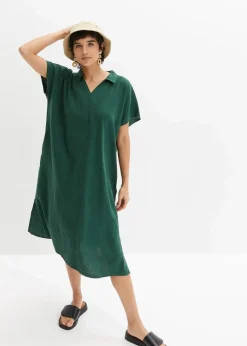 Damen bonprix Bekleidung·Pullover & Strickjacken|Kleider|Leinenkleid