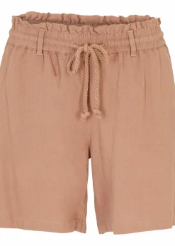 Damen bonprix Bekleidung·Outdoorbekleidung|Bekleidung·Kleider|Leinen-Paperbag-Shorts