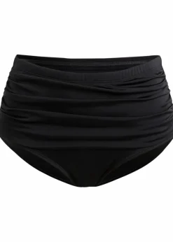 Damen bonprix Nachhaltigere Materialien|Mix & Match|Light Highwaist Shape-Bikinihose mit Raffung