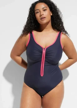 Clearance Light Shape Badeanzug mit Reißverschluss Damen Nachhaltigere Materialien|Sport Bademode