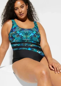 Damen bonprix Nachhaltigere Materialien|Shapewear|Light Shape-Badeanzug