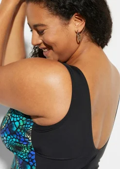 Damen bonprix Nachhaltigere Materialien|Shapewear|Light Shape-Badeanzug