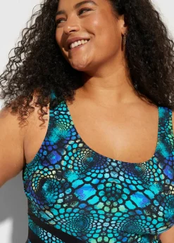 Damen bonprix Nachhaltigere Materialien|Shapewear|Light Shape-Badeanzug