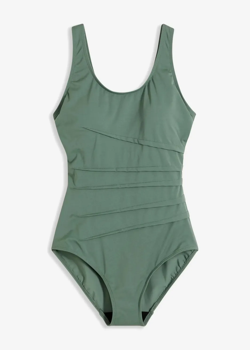 Damen bonprix Nachhaltigere Materialien|Bademode·Badeanzüge|Light Shape-Badeanzug mit Zierfalten